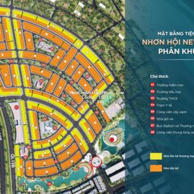 Mở bán đất nền nhơn hội new city, sổ hồng từng lô