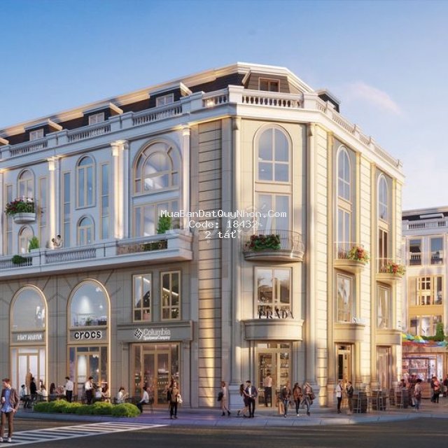 Mở bán đợt 1 shophouse 4,5 tầng tp quy nhơn