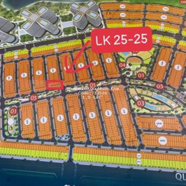 Nền lk 25 ngay trục công viên ánh sáng phân khu 9