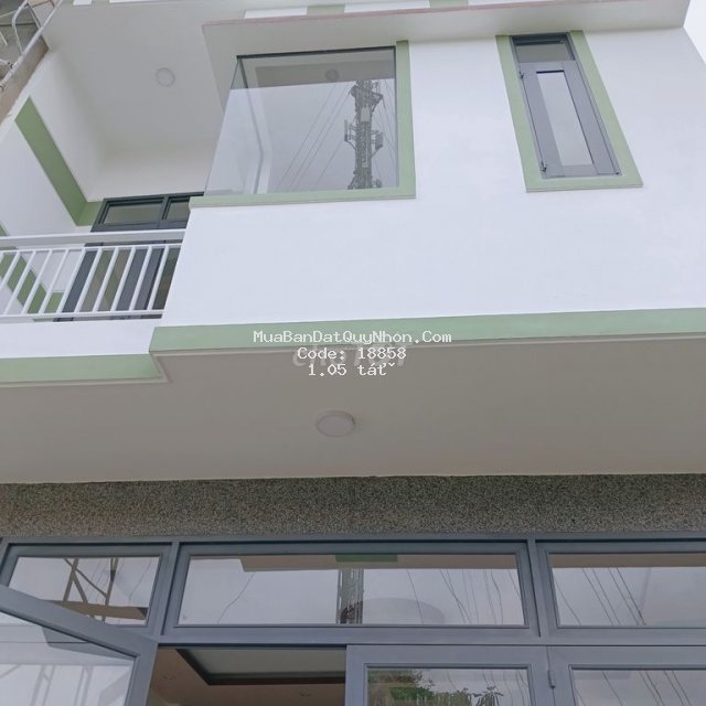 Nhà mới xây tuy phước,quôc lộ 1a,nở hậu chỉ từ 1tỷ