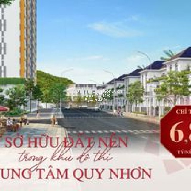 Nhà phố đất nền trung tâm thành phố quy nhơn