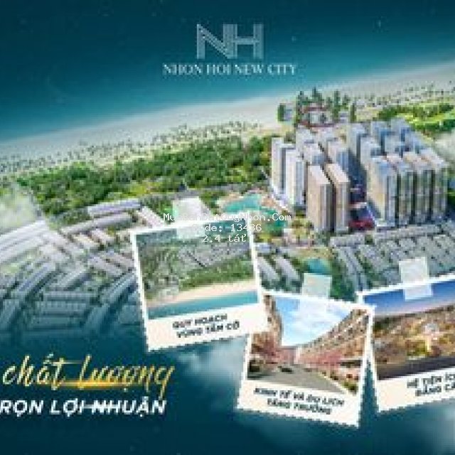 Nhận booking sớm lô đẹp dự án nhơn hội newcity