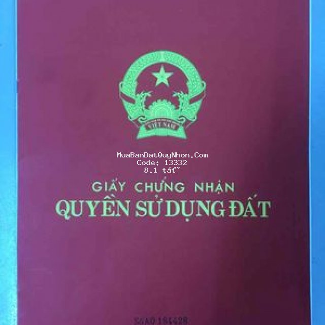 Sổ hồng chính chủ 581 âu cơ