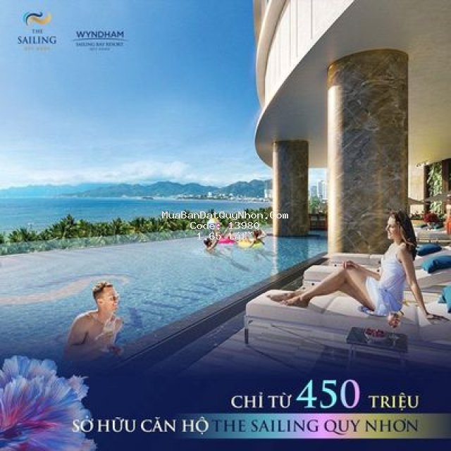 Sở hữu căn hộ biển tại quy nhơn 450 triệu