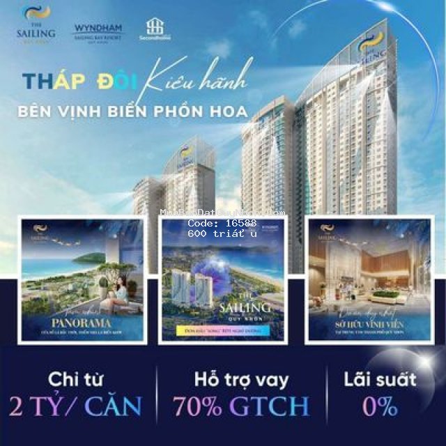 The sailing- biểu tượng tp biển quy nhơn