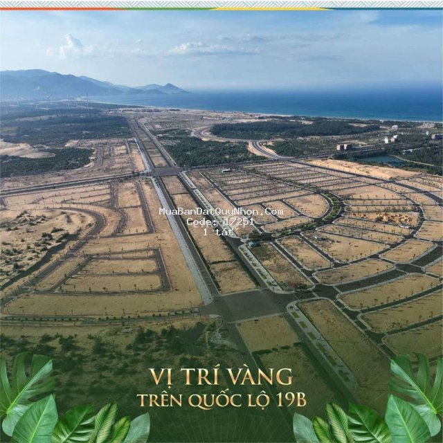 Trong tháng 9 này đất ven biển tp.quy nhơn giá 1tỉ