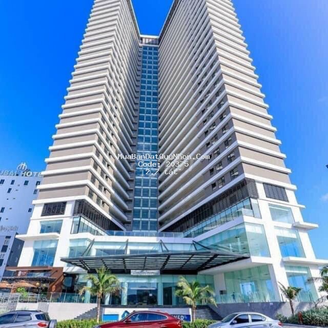 Bán cc flc quy nhơn 2 phòng ngủ, view quảng trường pháo hoa, tầng cao