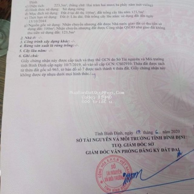 Bán đất