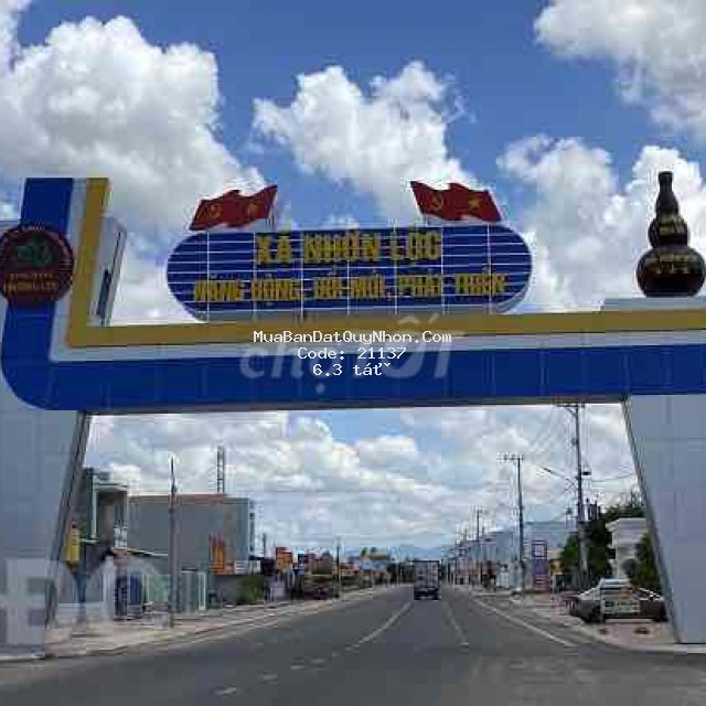 Bán đất khu qhdc phía nam tân lập, ngay cổng chào nhơn lộc.