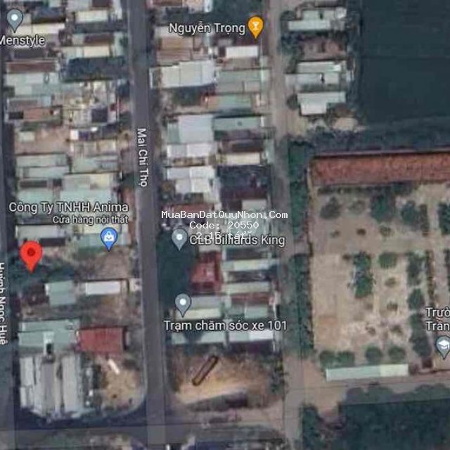 Bán đất mặt tiền 100 m2 đường 100 khu tái định cư trần quang diệu