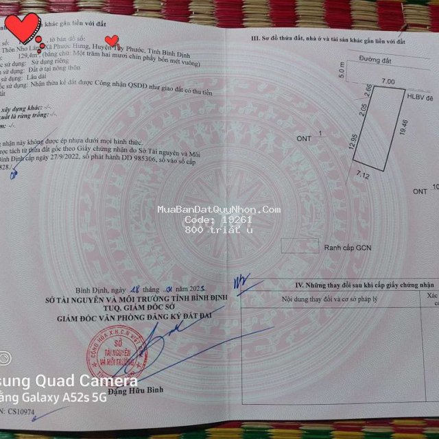 Bán đất view sông tuy phước bình định