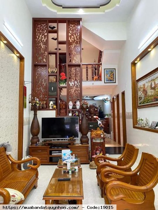 Bán Nhà 3 Mê. Mới Đẹp. Sang Trọng Mặt Tiền Hoa Lư, p Đống, Thành Phố Quy Nhơn - Diện Tích 80m2 Ngang 4m - Lộ Giới 16m. Hướng Đông Bắc - Giá: 7 tỷ 200 thương lượng