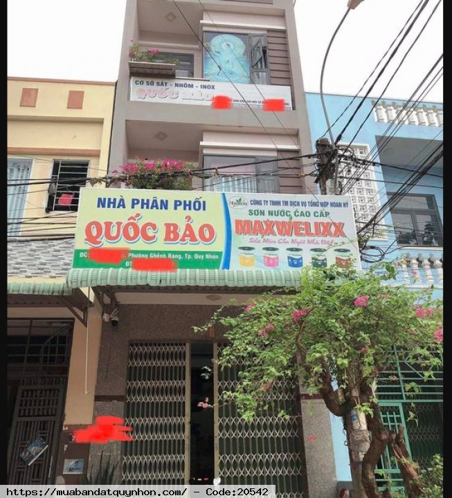 Bán nhà 3 mê nguyên mặt tiền phường Ghềnh ráng- tttp Quy Nhơn - Diện tích:  66m2,  cách biển 3 phút đi bộ - Hướng : đông nam - Giá : 4,1 tỷ