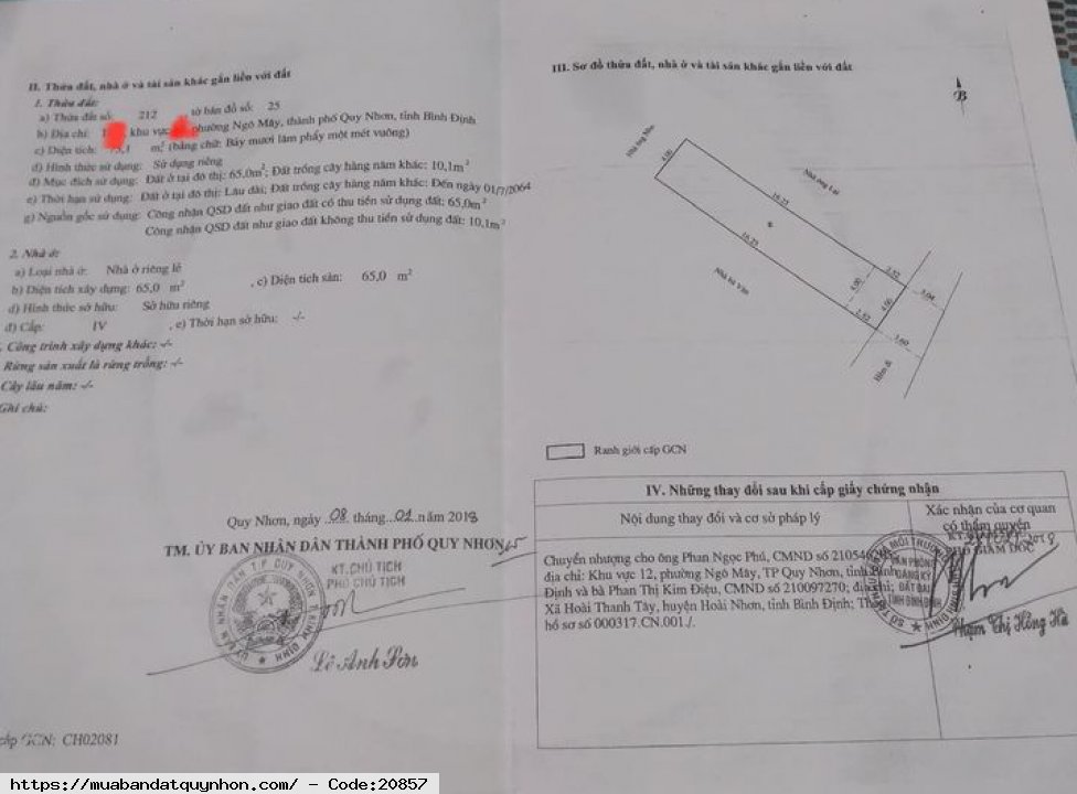 Bán nhà cấp 4 hẻm cạn đường Ngô mây- p Ngô Mây- Tp Quy Nhơn - gần chợ khu 6 - Diện tích : 75m2 - Hướng Đông Nam -Giá : 3,4 tỷ Bán nhà cấp 4 hẻm cạn đường Ngô mây- p Ngô Mây- Tp Quy Nhơn - gần chợ khu 6 - Diện tích : 75m2 - Hướng Đông Nam -Giá : 3,4 tỷ