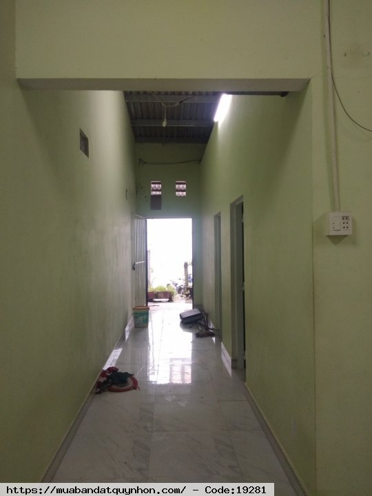 Bán nhà cấp 4 hẻm 3m đường âu cơ KV1  - P Bùi Thị Xuân - TP Quy Nhơn - dt 75.2m2 - giá bán 1,1 tỷ tl