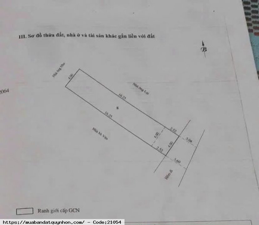 Bán nhà cấp 4 hẻm rộng cạn đường Ngô Mây - Tp Quy Nhơn - Dt sổ 75 m2 - Giá 3,4 tỷ Bán nhà cấp 4 hẻm rộng cạn đường Ngô Mây - Tp Quy Nhơn - Dt sổ 75 m2 - Giá 3,4 tỷ