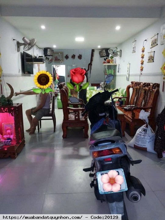 Bán nhà đường nhựa, nội bộ ô tô đậu trước nhà_P Ngô Mây_TP Quy Nhơn - Diện tích: 55m2, 2 tầng, 4pn, 2wc - Hướng đông nam - Giá 4,2 tỷ