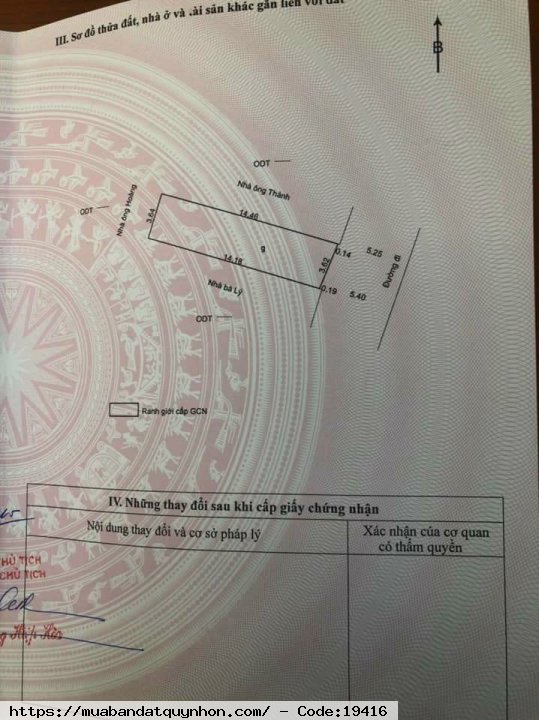 Bán nhà đường nội bộ ôtô đậu trước nhà_P Đống Đa_Quy Nhơn. - Diện tích: 52m2 - đông nam - giá 2 tỷ 350 triệu