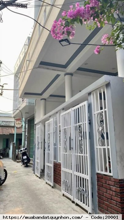 Bán nhà hẻm cạn đường Trần Hưng Đạo, P. Đa - TP Quy Nhơn, dt 40m2, thiết kế 1 mê, 2pn, 2wc, Gần chợ Hoa Lư - Giá : 1 tỷ 450 tr