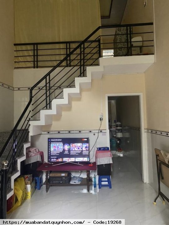 Bán nhà hẻm_P Ngô Mây_TP Quy Nhơn - Diện tích: 43m2 - Kết cấu: nhà mê lỡ - Hướng đông nam - Giá: 2 tỷ 50 triệu 
