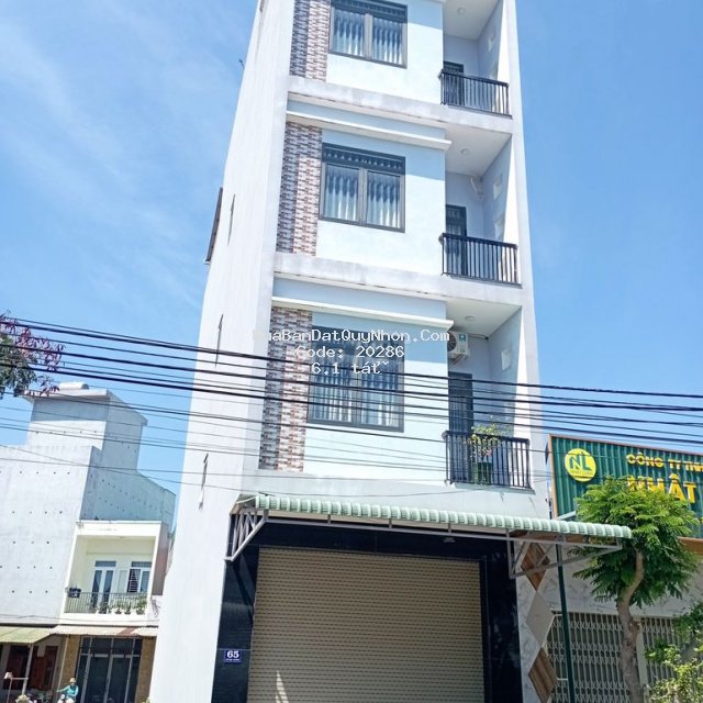 Bán nhà mt 65 lê đại cang dt 114m2 hướng đông bắc p. nhơn bình.6,1 tỷ.