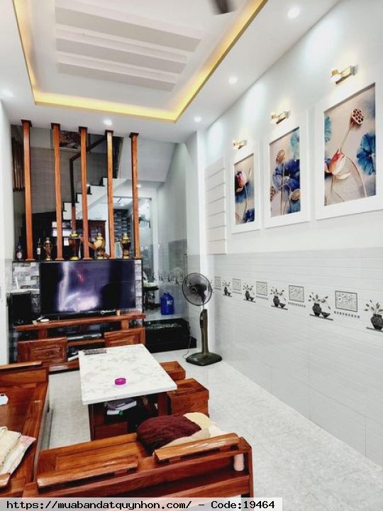 Bán Nhà rẻ nhất Mặt Tiền Khu Thành Thái P.Quang Trung Quy Nhơn - Thiết Kế: Nhà 3 Mê 4P.Ngủ, 3wc- Giá 2ty600 triệu