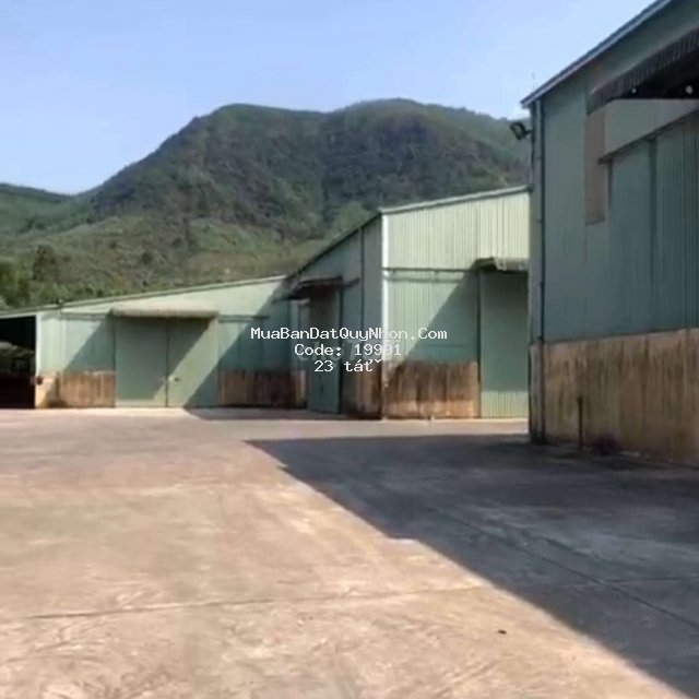 Bán nhà xưởng 12.171m2 kcn nhơn hòa an nhơn bình định
