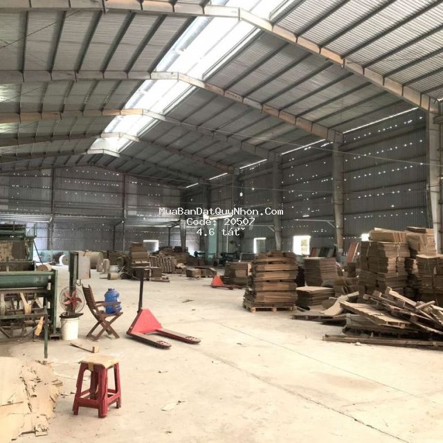 Bán nhà xưởng 2000m2 kcn long mỹ, quy nhơn, bình định