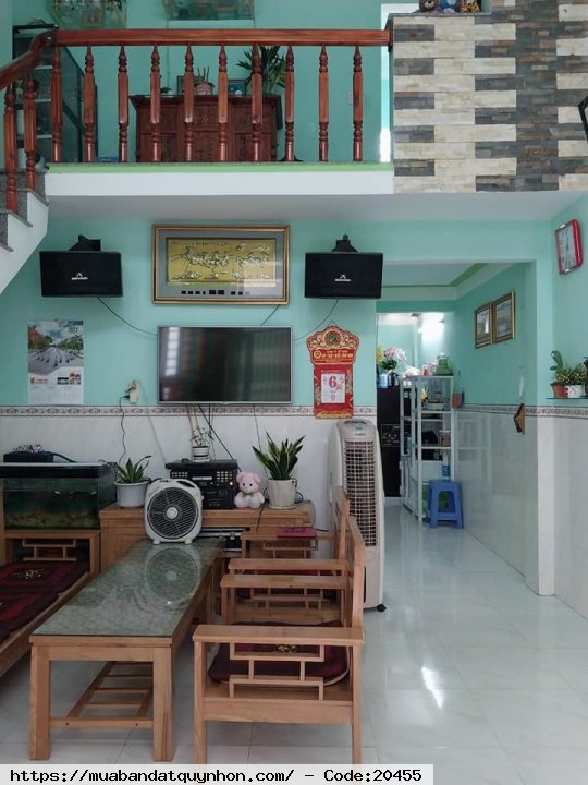 Cần bán căn nhà Mê lững xinh đẹp hẻm cạn đường Đống Đa- P Thị Nại - tp Quy Nhơn - Diện tích 41,4m2- gần chợ Đầm - Giá 1 tỷ 750 triệu