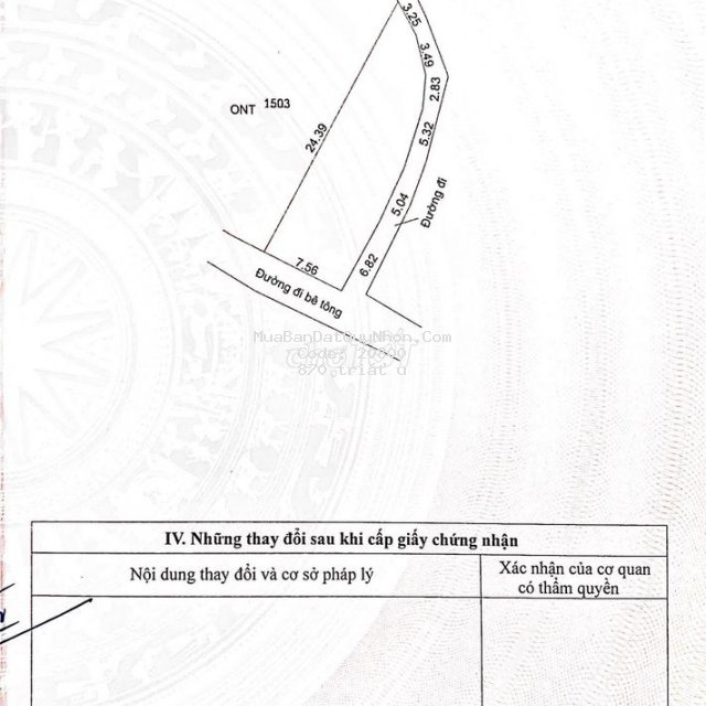 Cần bán đất 153.7 m2-  ngay kcn phước an- tuy phước