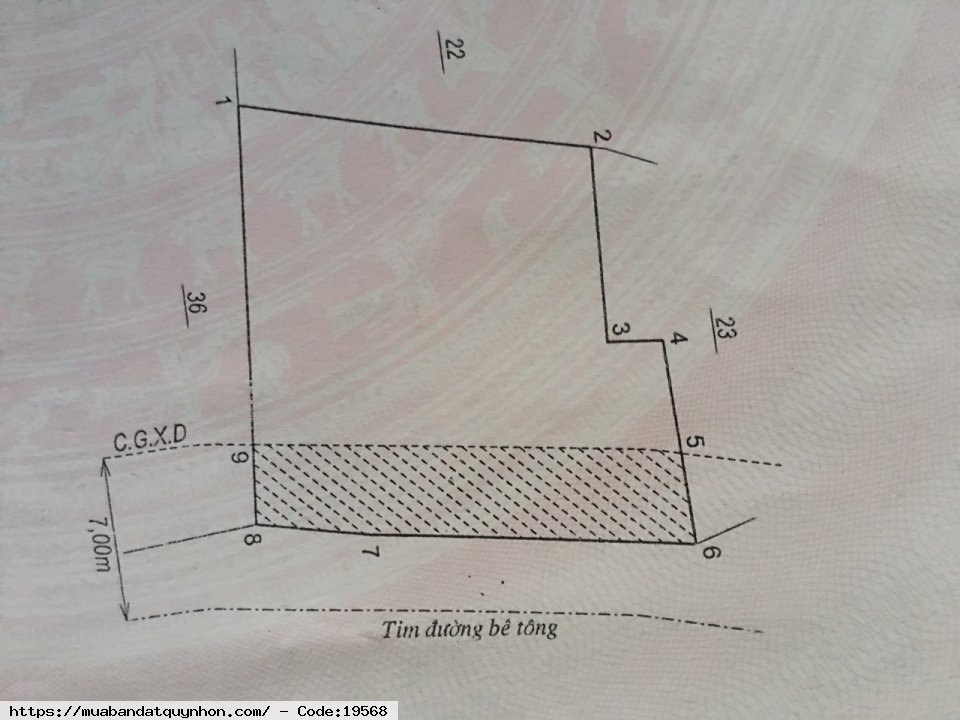 Cần bán lô đất gần UBND xã Phước Nghĩa 640 triệu - dt 87,9m2 sổ công chứng ngay 