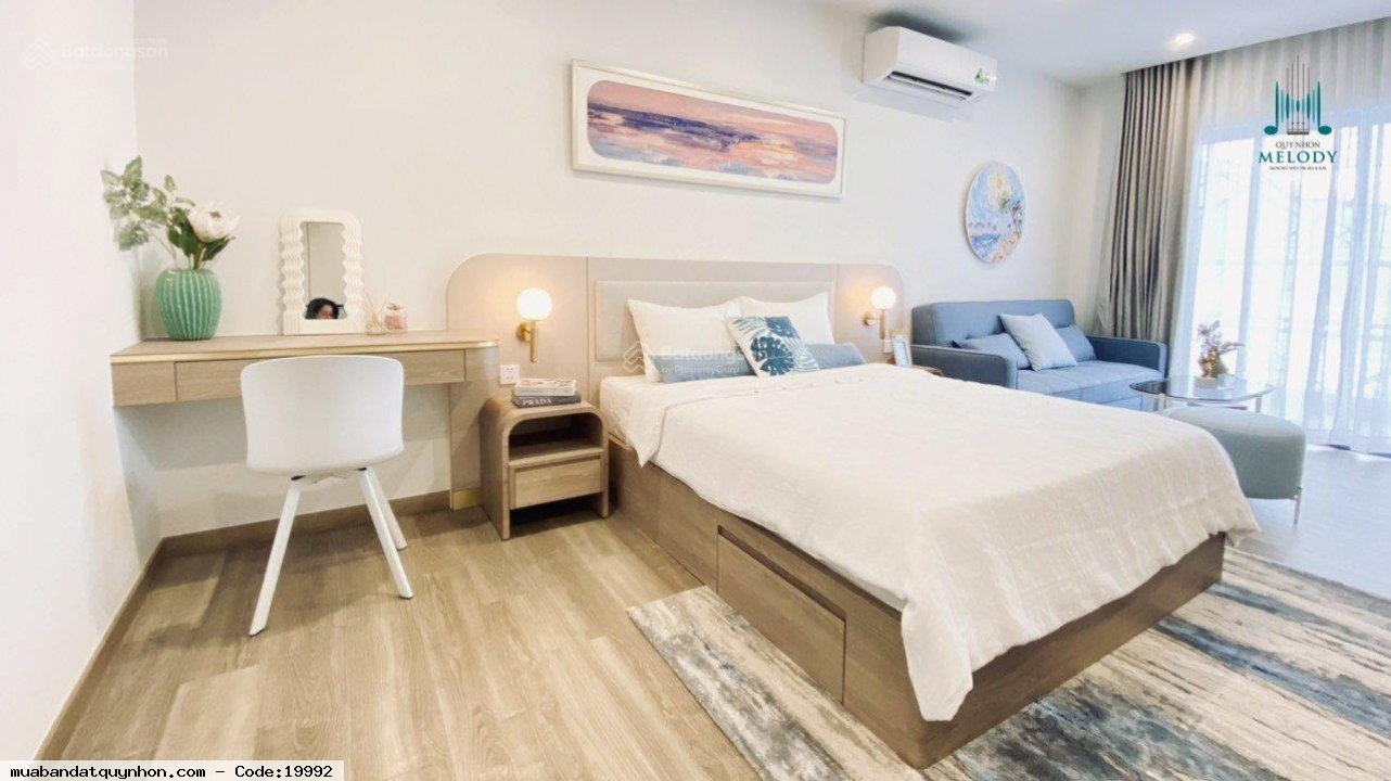 Căn hộ du lịch biển Melody Quy Nhơn, Full nội thất, cách biển 50m2 trong trung tâm TP. Quy Nhơn.
