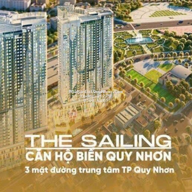 Căn hộ the sailing 3 mặt tiền đường tại trung tâm tp biển quy nhơn