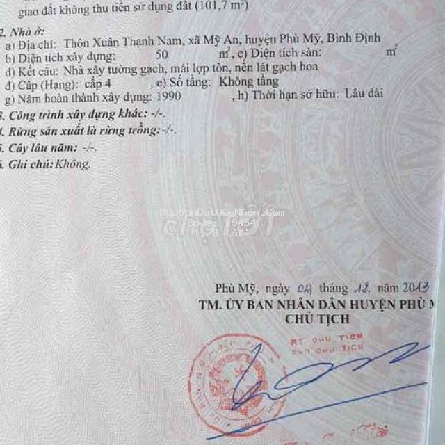 Chính chủ bán nhà - 200m2- khu trung tâm my an