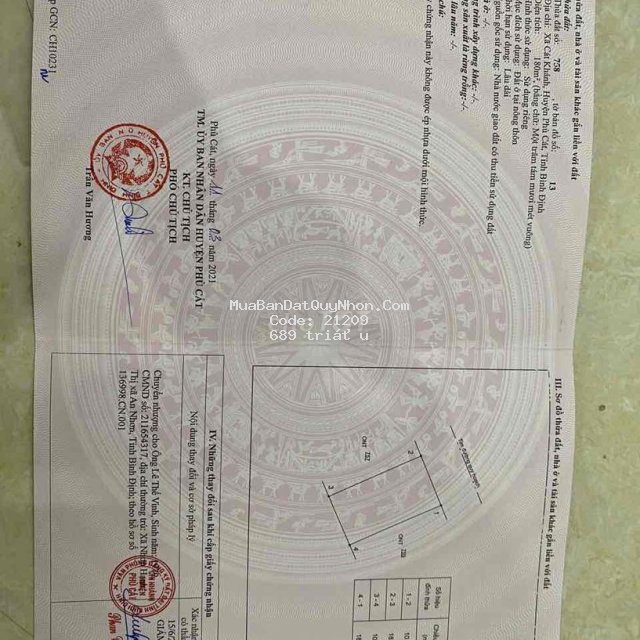 Chính chủ bán nhanh lô đất biệt thự ngang 10 full thổ cư giá 689tr