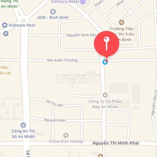 Chính chủ cần tiền bán nhà mặt tiền mai xuân thưởng, tx an nhơn.