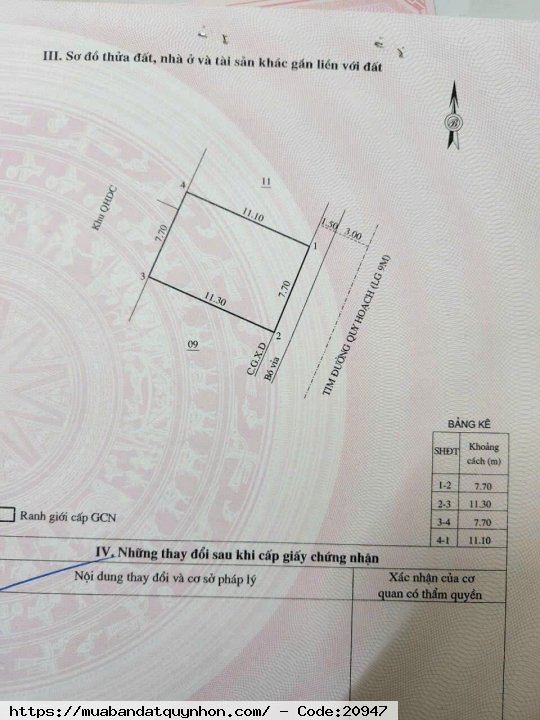 Chủ đang cần tiền gửi bán lô đất cách biển 50m , P.Nguyễn văn cừ quy nhơn - dt 86m2 Chủ đang cần tiền gửi bán lô đất cách biển 50m , P.Nguyễn văn cừ quy nhơn - dt 86m2