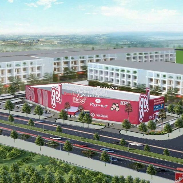 đất nền siêu thị go - ngay mặt tiền ql 1a