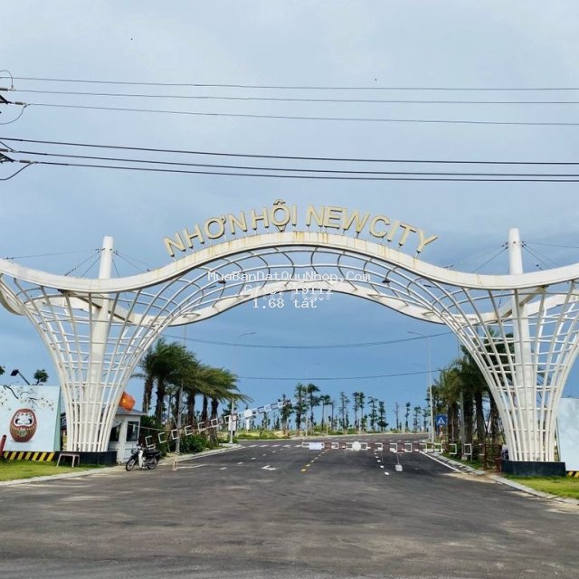 đất sổ đỏ 80m2 nhơn hội new city pk4 đường biển k5
