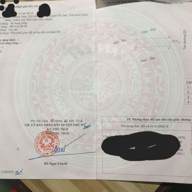 đất tt phù mỹ full thổ cư