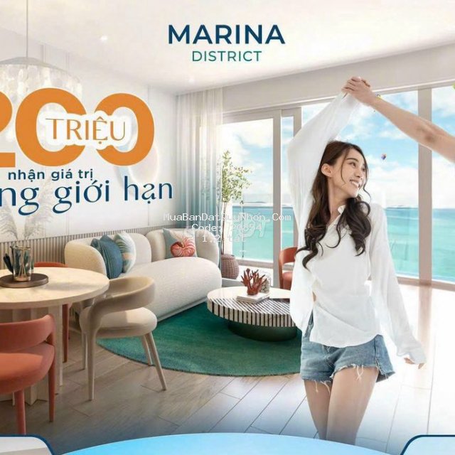 Ký hđ 180tr, góp 15tr/tháng  sở hữu căn hộ biển merryland quy nhơn