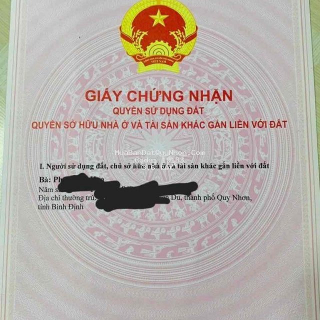 Lô 340. c1 khu dân cư nhơn hội. tp. quy nhơn.