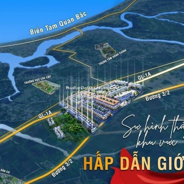 Mở bán gđ1 đất nền kđt điện âm tam quan, bình định
