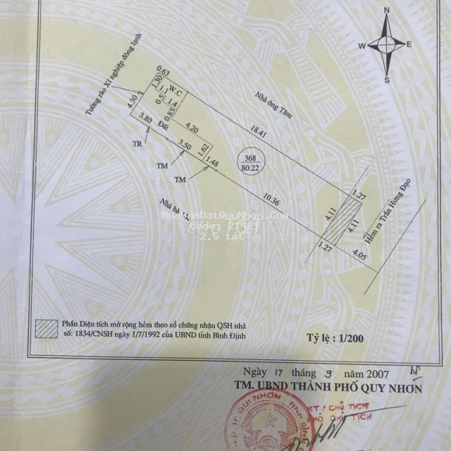 Nhà hẻm ô tô, 82m2, 03 phòng ngủ, đường trần hứng đạo, tp. quy nhơn Nhà hẻm ô tô, 82m2, 03 phòng ngủ, đường trần hứng đạo, tp. quy nhơn