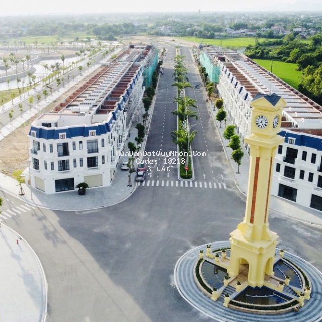 View tháp đồng hồ - lô đất tt thị xã an nhơn.sổ đỏ