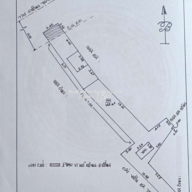 Bán nhà mặt tiền đường