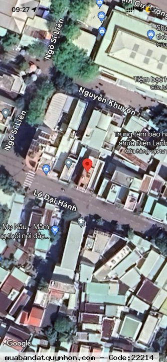 Bán Nhà Mặt Tiền Lê Đại Hành P. Đống Đa Quy Nhơn, 64m2, 3 Tầng, DTSD 201,6m2