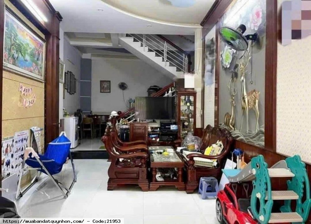 BÁN NHÀ NHÀ 3 TẦNG, HẺM RỘNG XE TẢI NHỎ, PHƯỜNG NGUYỄN VĂN CỪ - TTTP QUY NHƠN diện tích : 52m2 - ngang 4m nở hậu BÁN NHÀ NHÀ 3 TẦNG, HẺM RỘNG XE TẢI NHỎ, PHƯỜNG NGUYỄN VĂN CỪ - TTTP QUY NHƠN diện tích : 52m2 - ngang 4m nở hậu