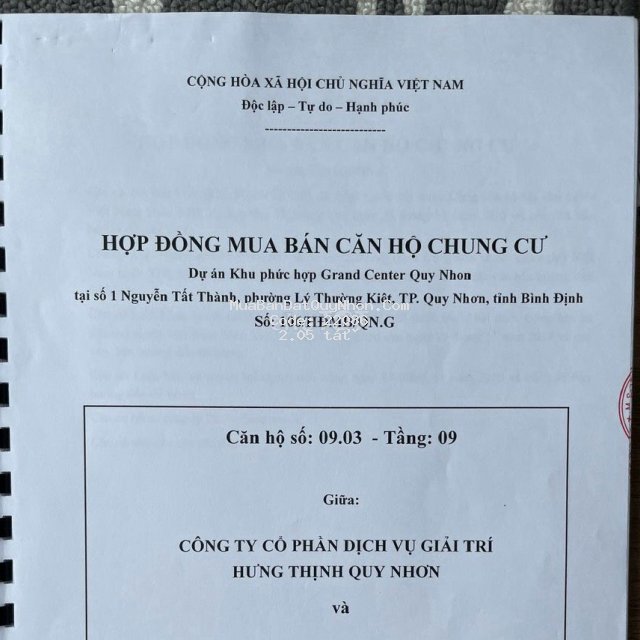 Tháo lỗ hơn 400tr căn grand center gấp để đi nước ngoài Tháo lỗ hơn 400tr căn grand center gấp để đi nước ngoài