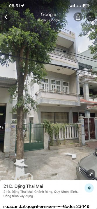 Bán 3 tầng, diện tích đất 105m2 (7x15m),  nhà mặt tiền số 21 Đặng Thai Mai, P. Quy Nhơn Nam (Ghềnh Ráng cũ), tỉnh Gia Lai